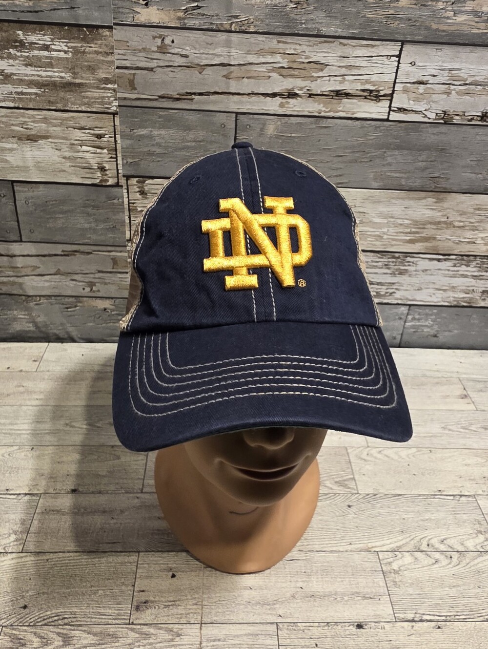 47 Brand Navy Cap with Gold ND Logo